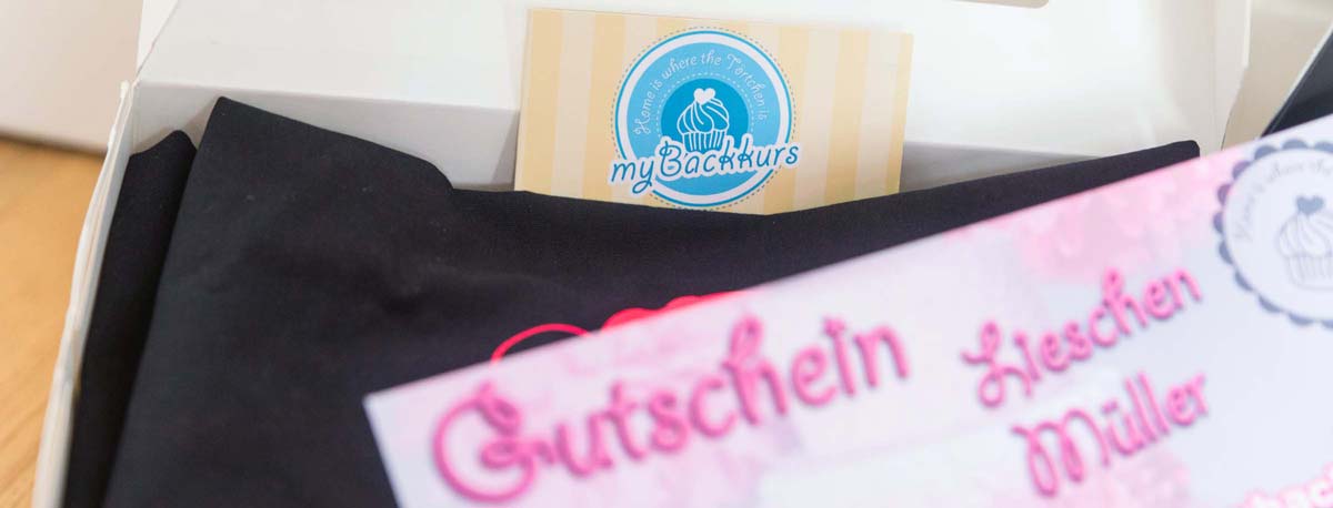 Gutschein in einer Geschenkbox
