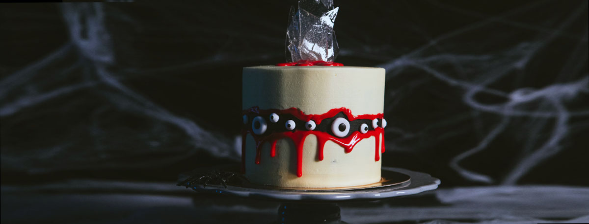 Halloween Faultline Cake