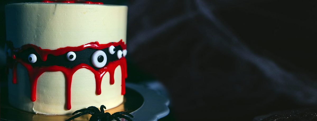 Halloween Faultline Cake