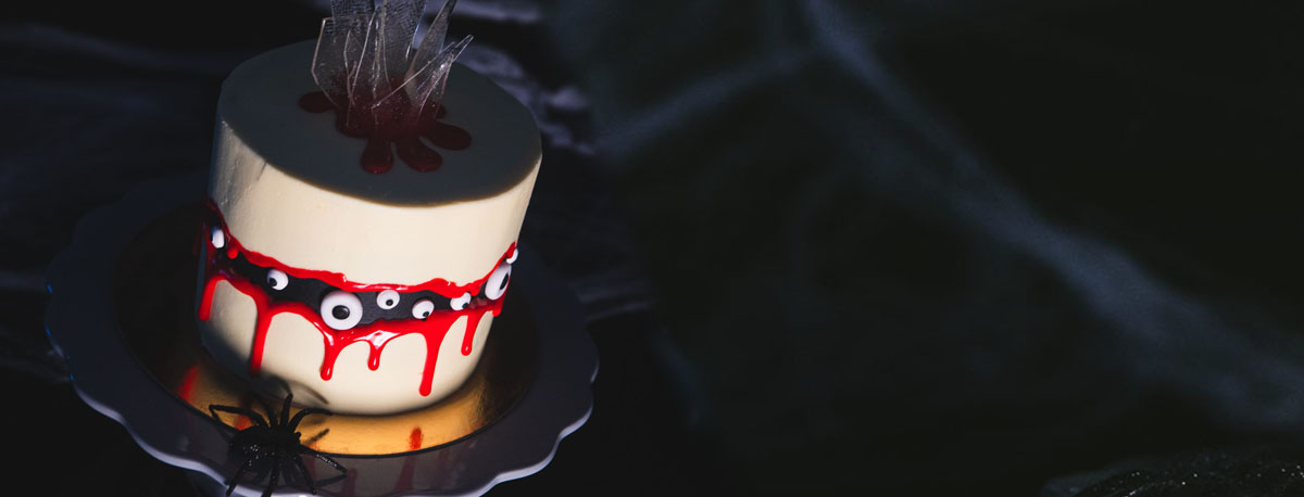 Halloween Faultline Cake