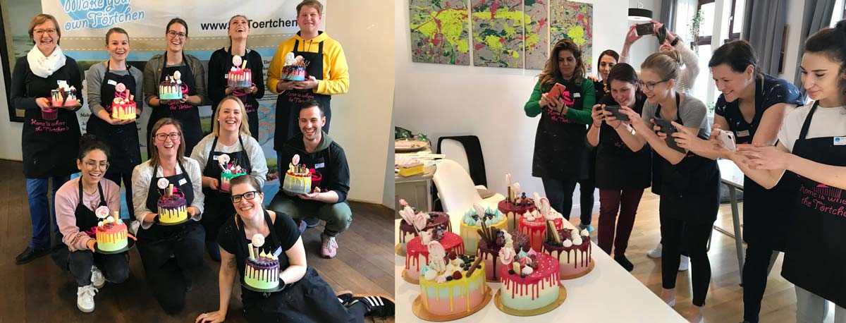 Kursergebnisse Dripcake Backkurs