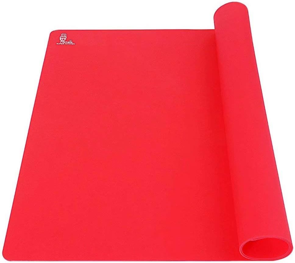 Silikonmatte groß rot